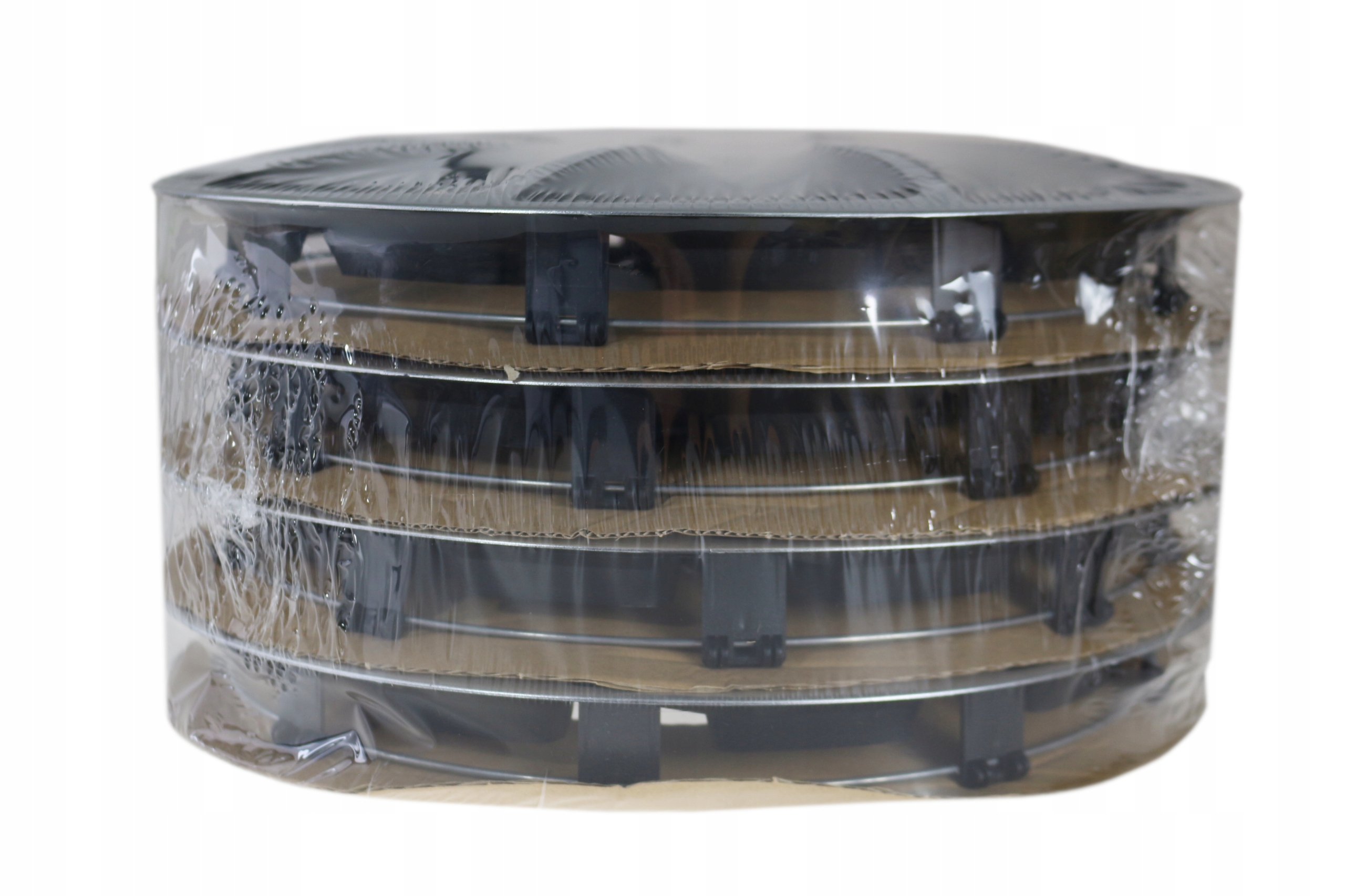 KOLPAKI 16 cali STRONG CZARNO SREBRNE 4 SZTUKI Rim diameter 16