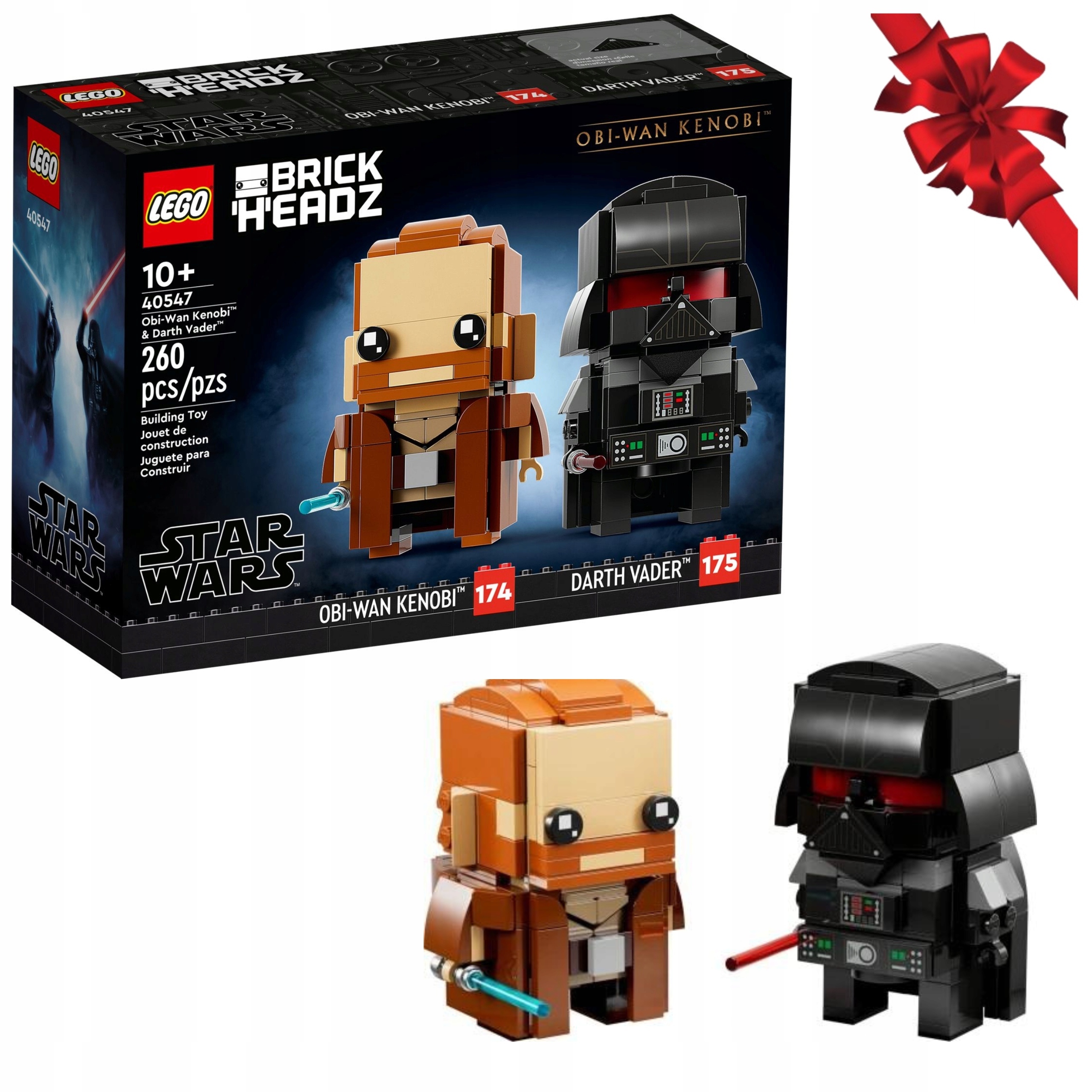 Set Lego BrickHeadz 40547 Obi-Wan Kenobi a Darth Vader Dárek