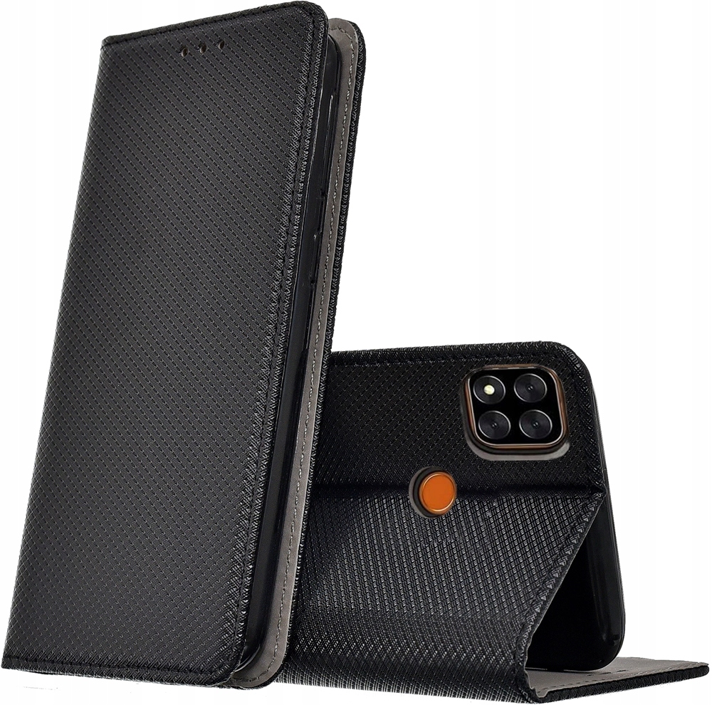 

Etui Smart Magnet Szkło 9H do Xiaomi Redmi 9C