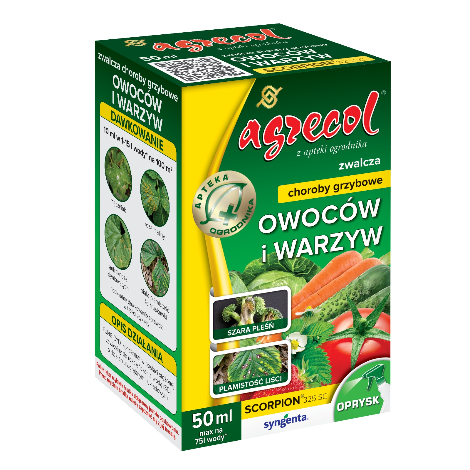 Agrecol Scorpion Środek Na Choroby Zarazę Pomidora Ogórka Papryki Truskawek