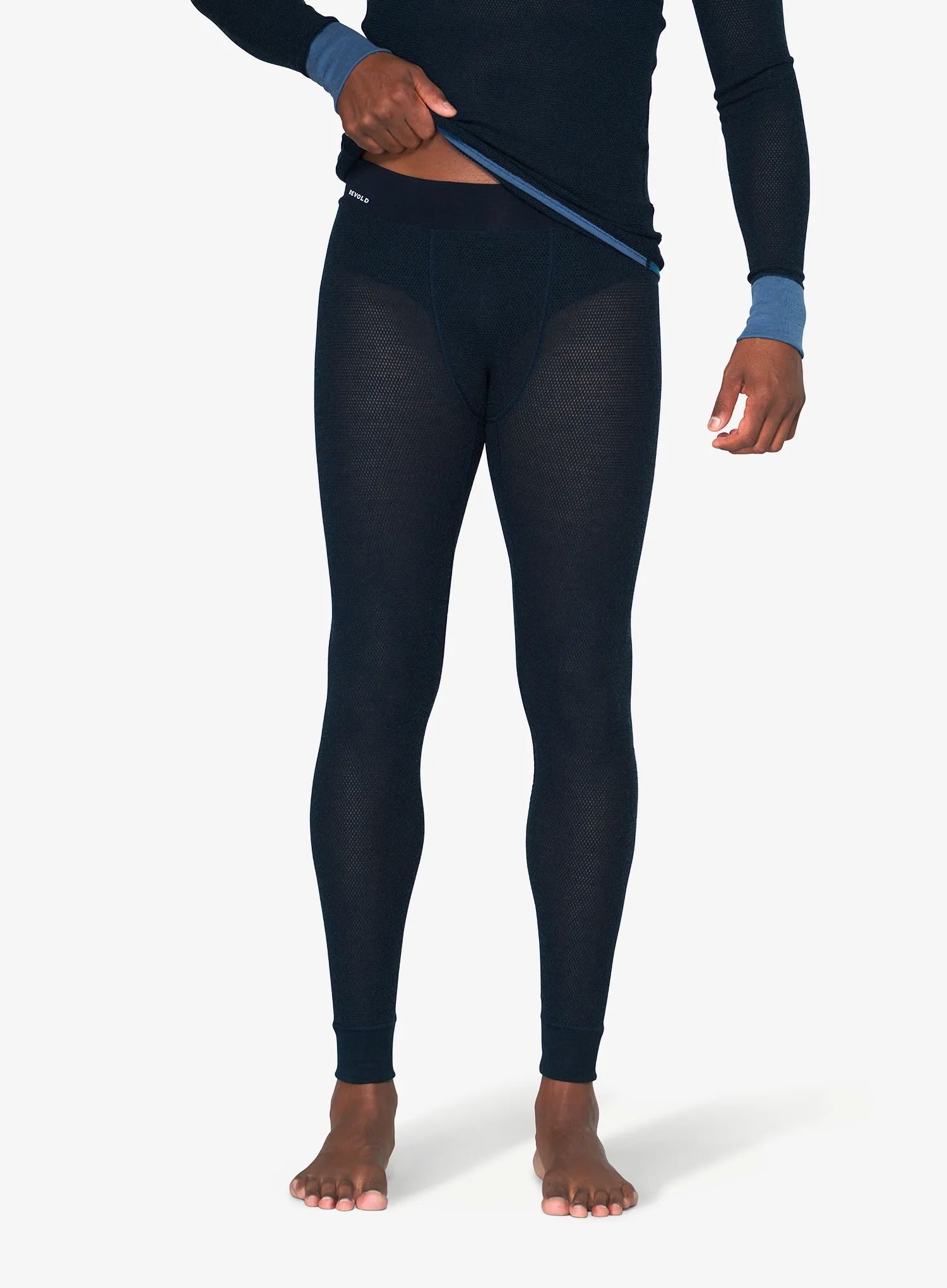 Legginsy termoaktywne Devold Wool Mesh 190 Longs ink XXL