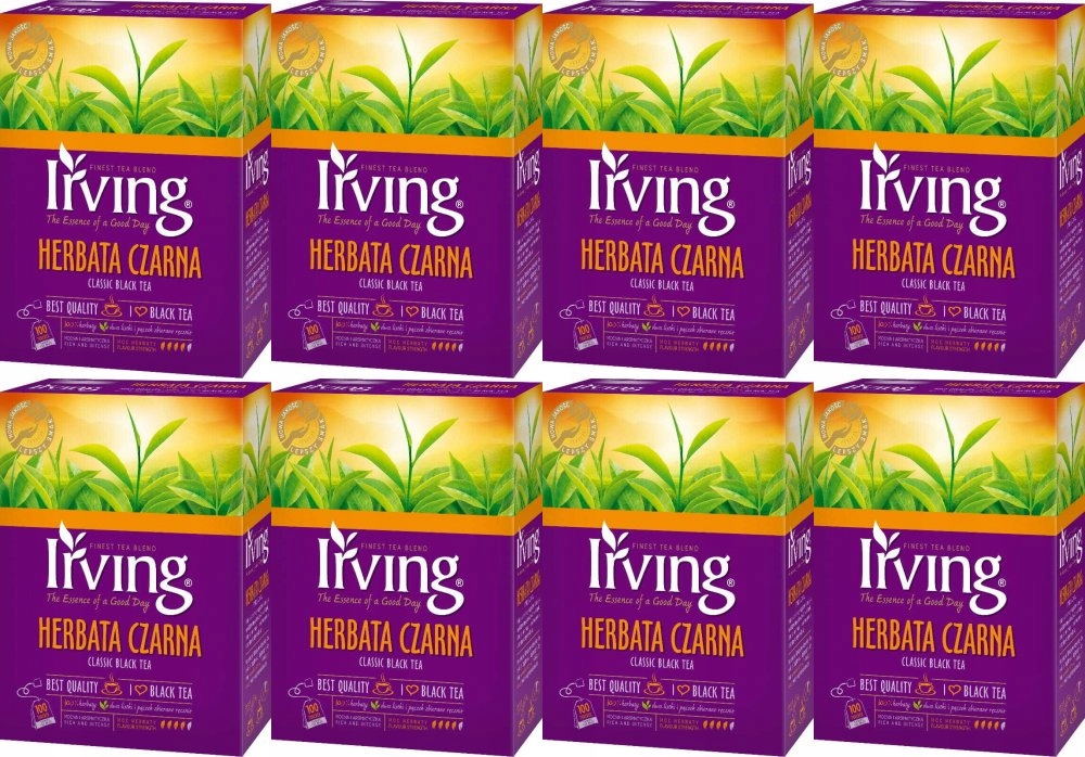 Herbata czarna w torebkach Irving 800szt