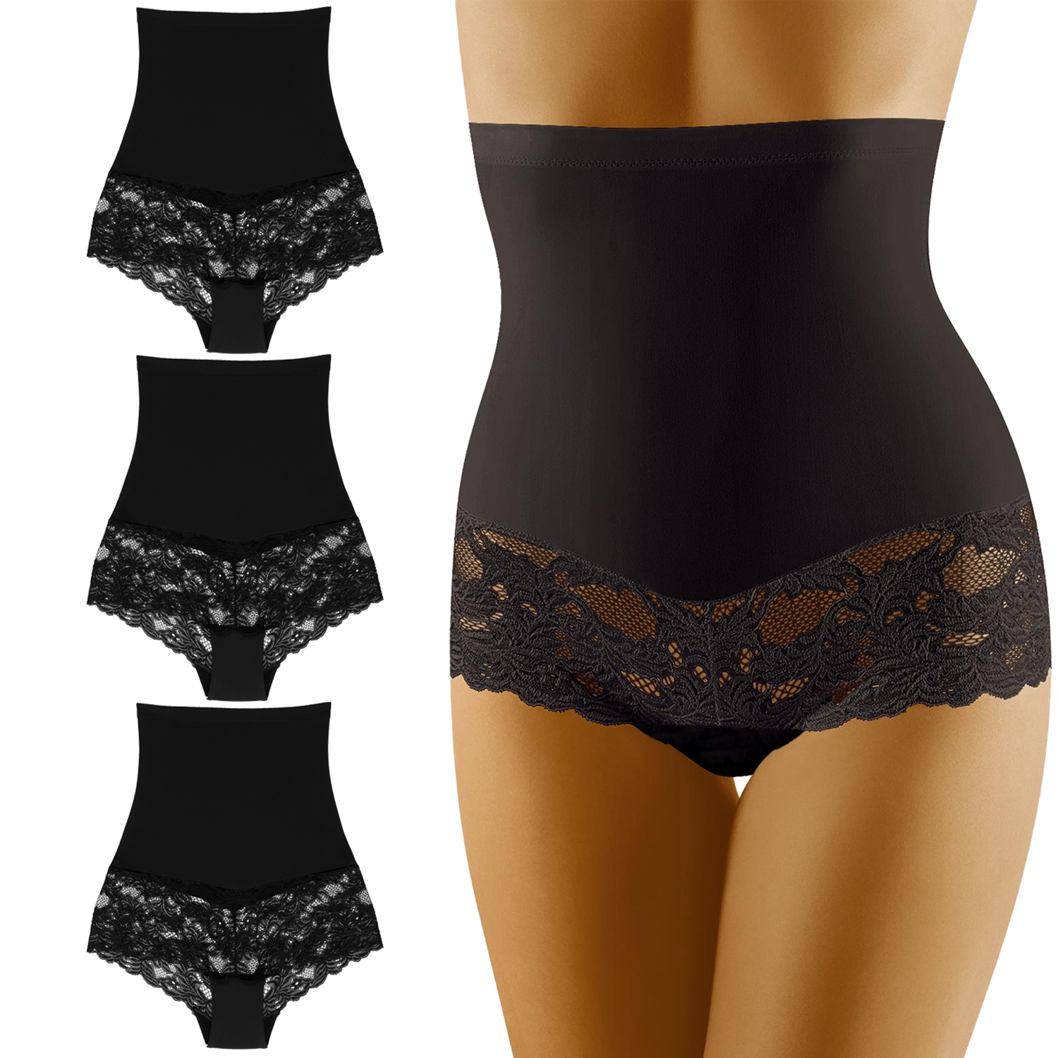 Wolbar Preciosa 3-pack Kalhotky Kalhotky Formující postavu S