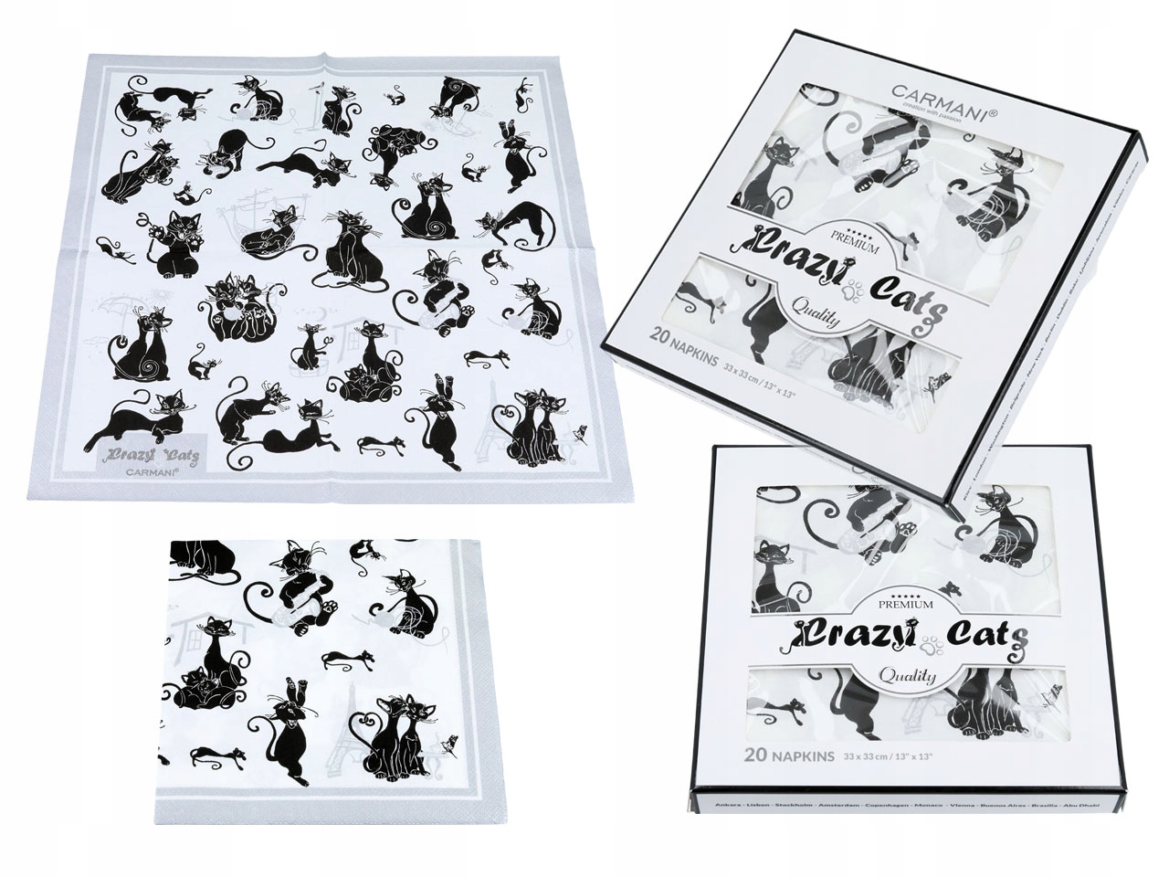 

Serwetki papierowe 20szt. Koci świat