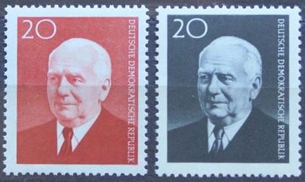 DDR - 1959-1960 - PREZYDENT WILHELM PIECK