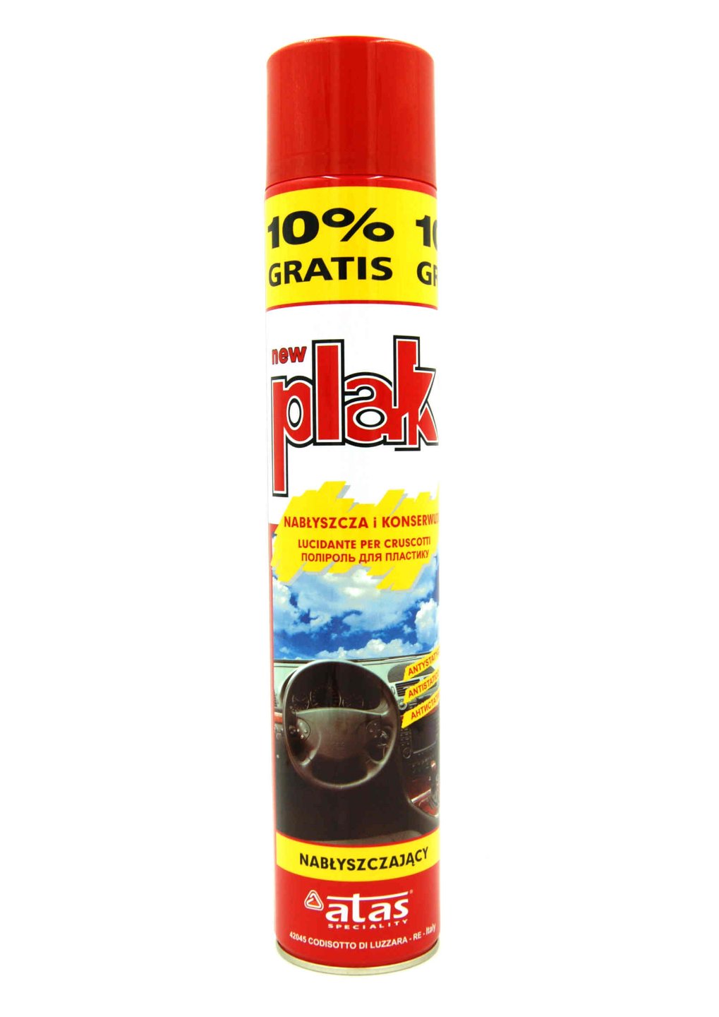 

Atas Plak 750ML. Truskawka Czyszczenie Kokpitu