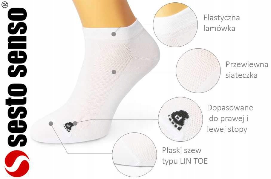 ODDYCHAJACE STOPKI SESTO-SENSO SNEAKERS [44-46] Kolor czarny