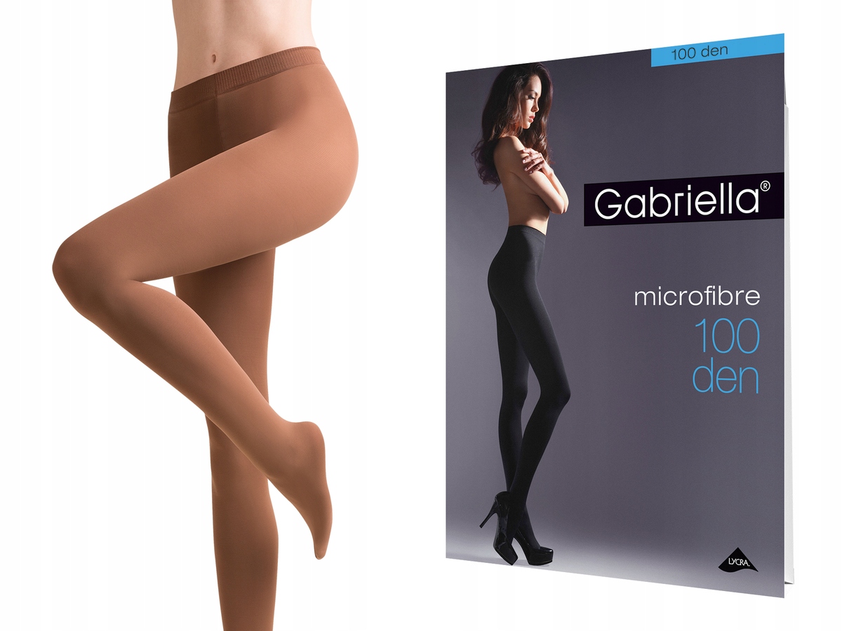 

Rajstopy Gabriella Microfibre 100 den Cappucino 2