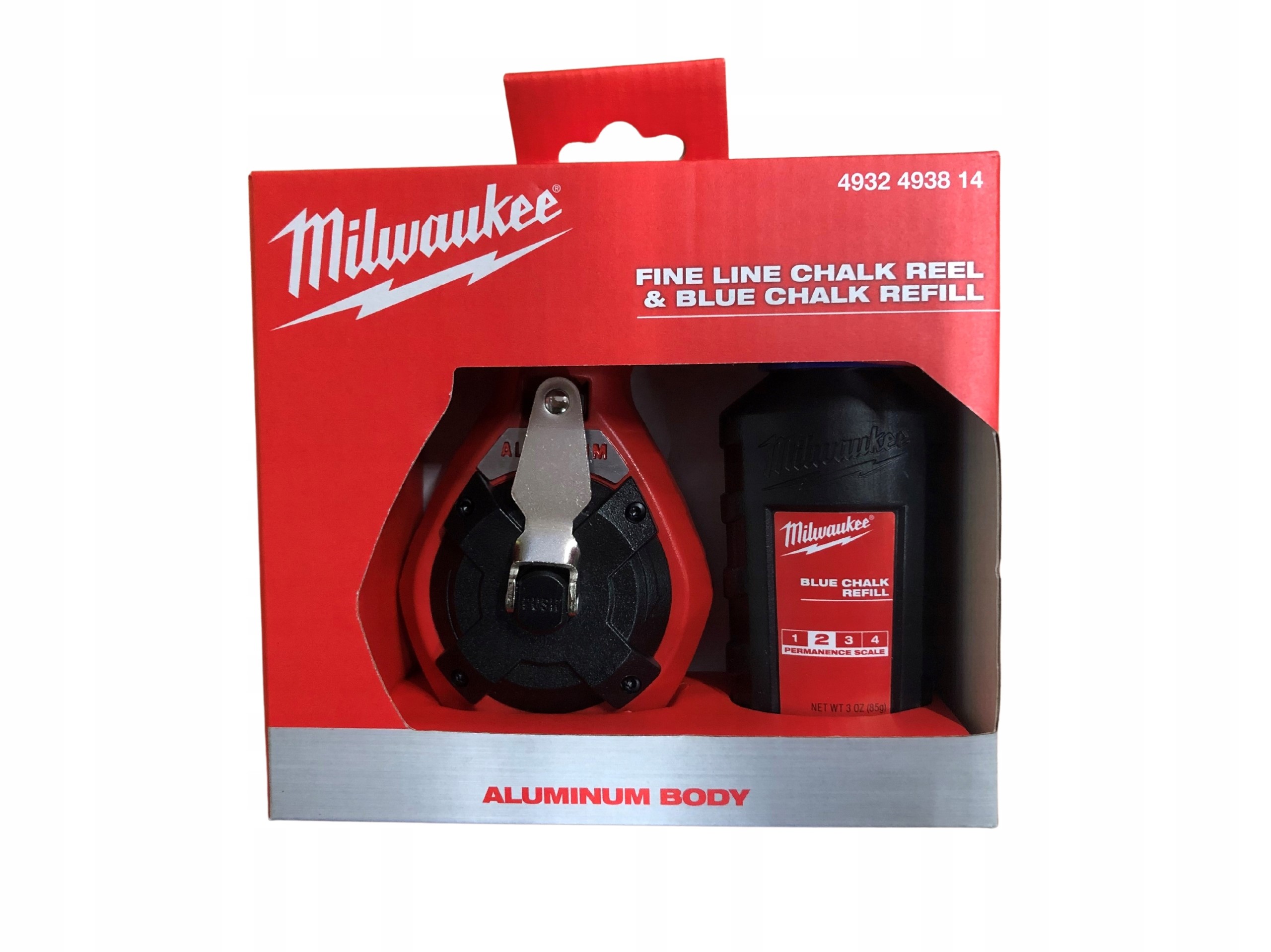 Traťová šňůra tenká křída modrá Milwaukee 4932493814