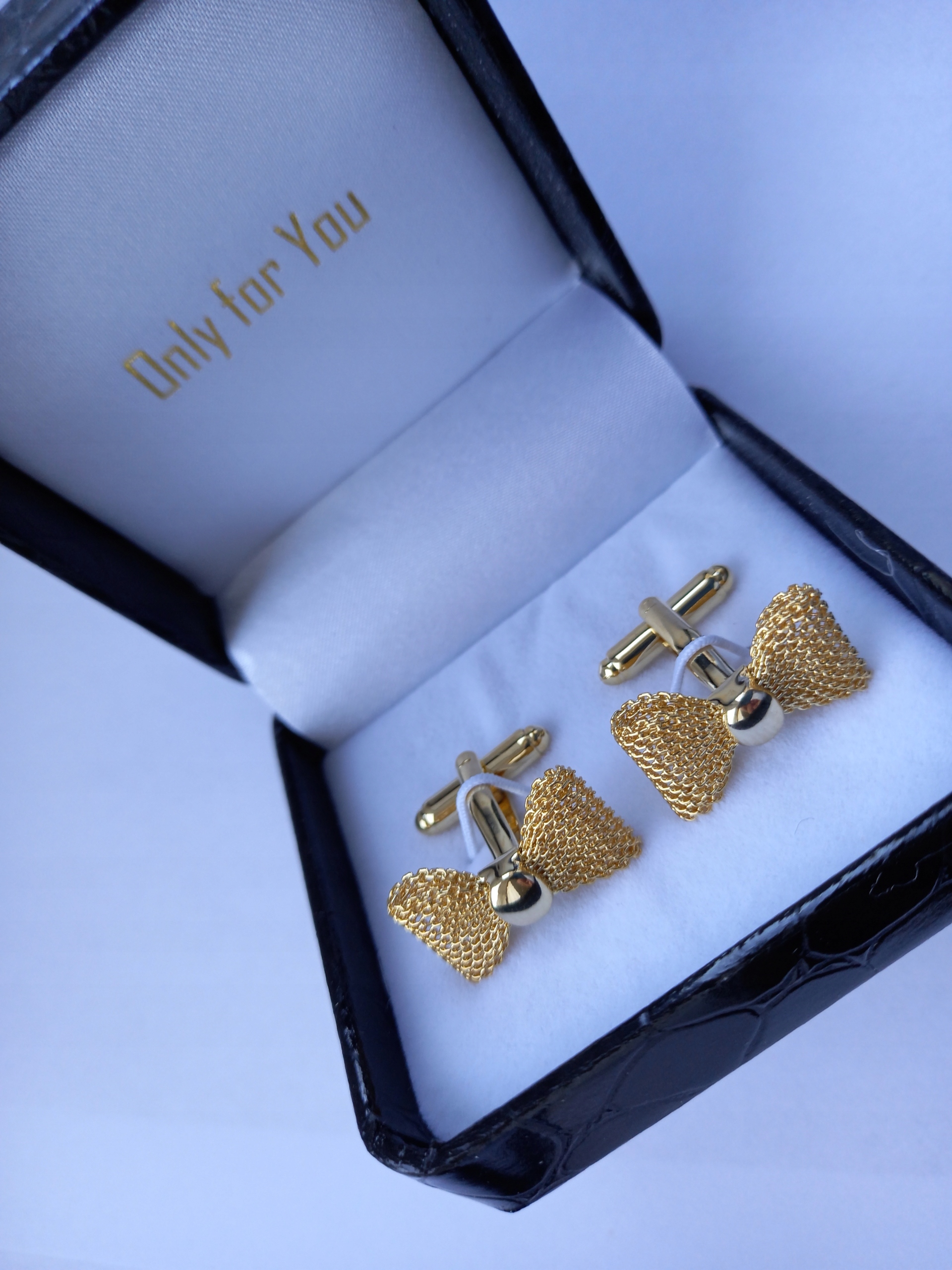 Manžetové knoflíčky na košili Zlatý motýlek