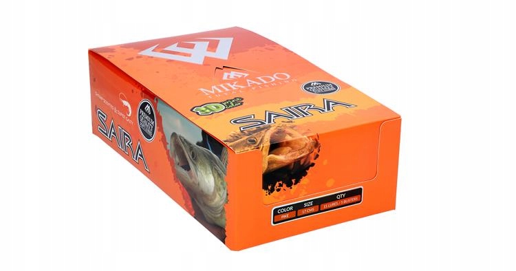 D - op.4szt. JASKÓŁKA GUMA MIKADO SAIRA 14cm 3D PI Marka Mikado