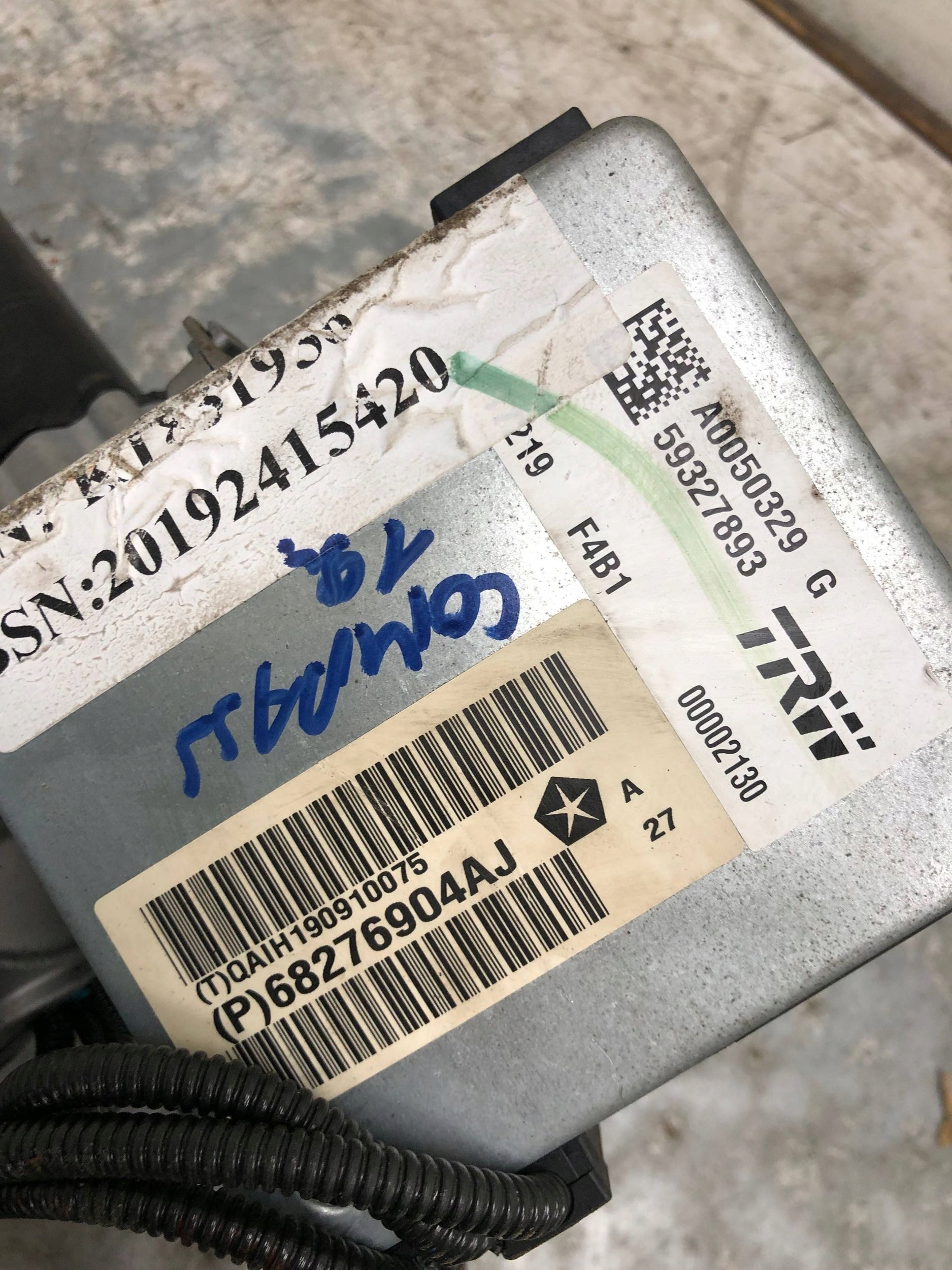 control electrics JEEP COMPASS II 68276904AJ