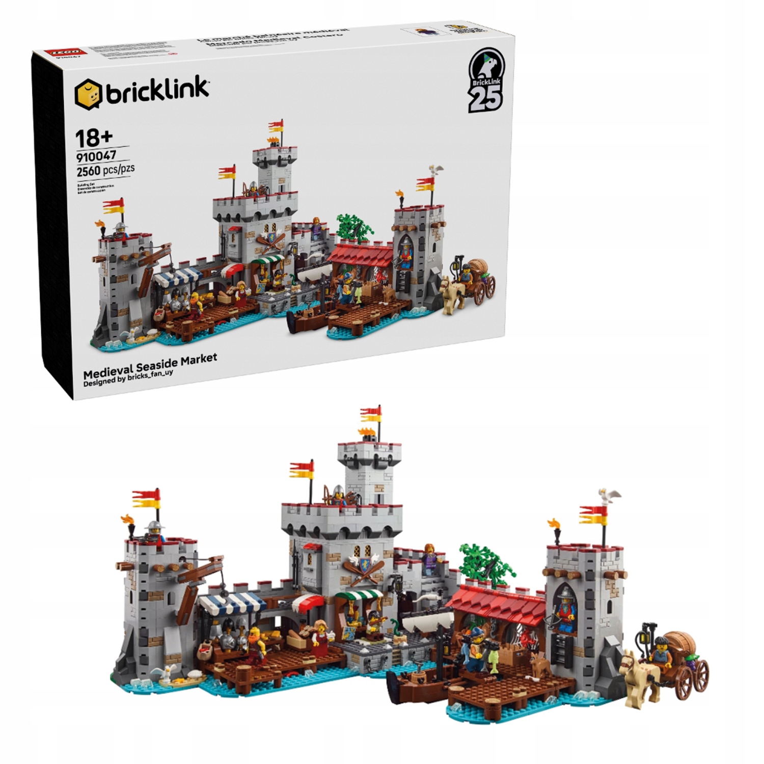 Lego 910045 BrickLink Designer Program Středověké tržiště u moře