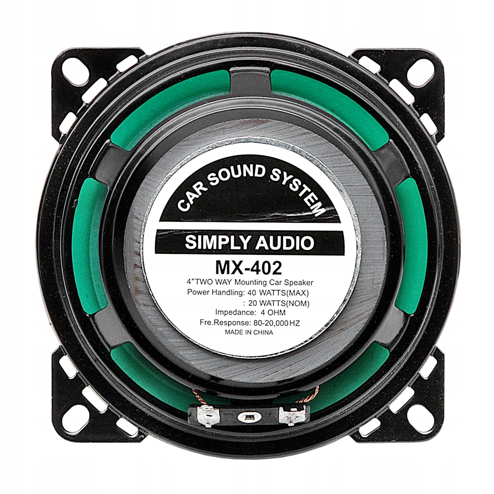 GŁOŚNIKI SAMOCHODOWE 100MM 10CM DO CITROEN BERLINGO C1 SAXO FIAT UNO Model MX-402