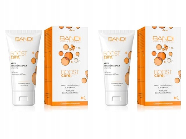 2x Bandi Krem rozjaśniający z kurkumą 50 ml