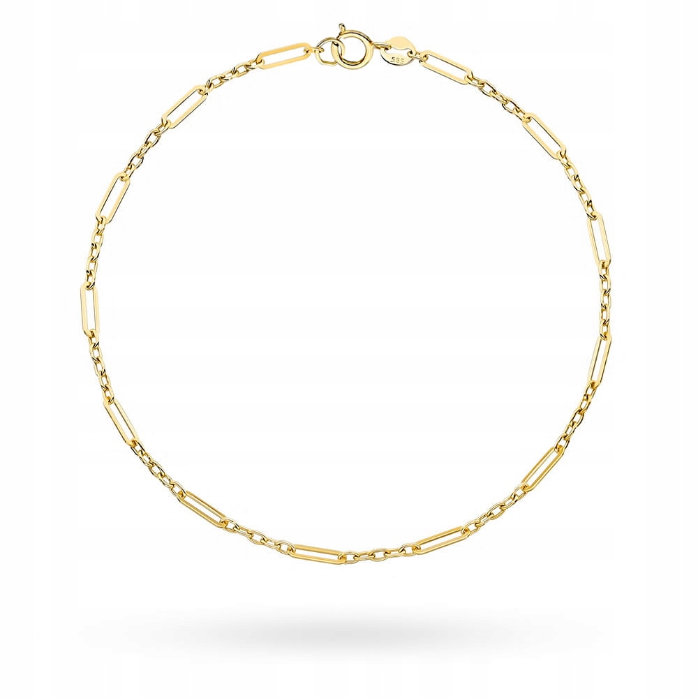 Zlatý náramek s jemnými články, pr.585