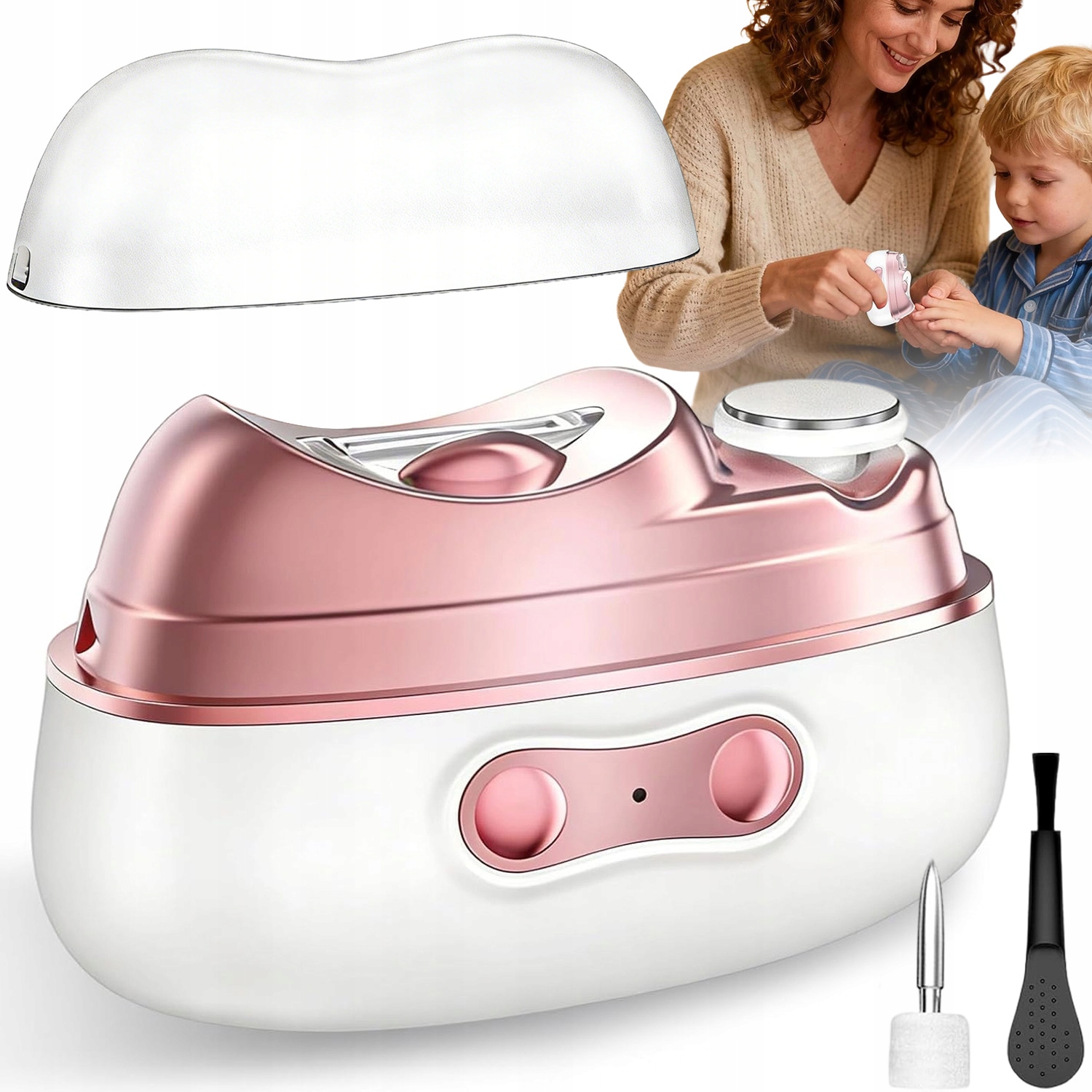 Elektrický Kleštiček Na Nehty Kombinuje Funkce Stříhání A Broušení