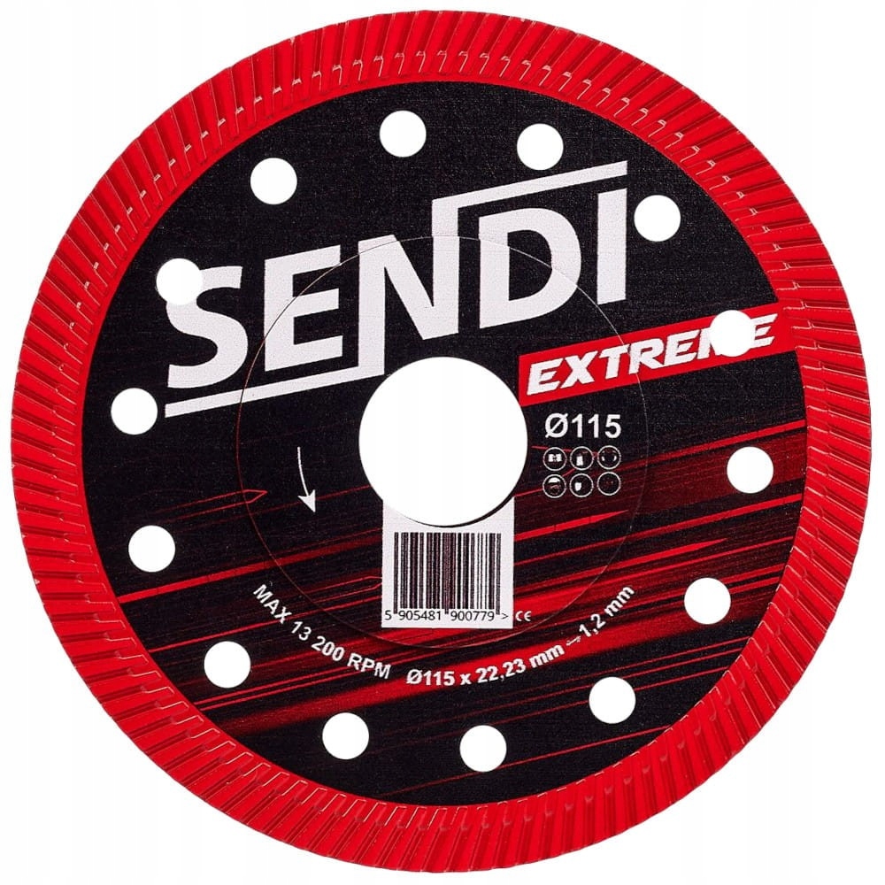 Tarcza Diamentowa Do Płytek 115MM Extreme Sendi
