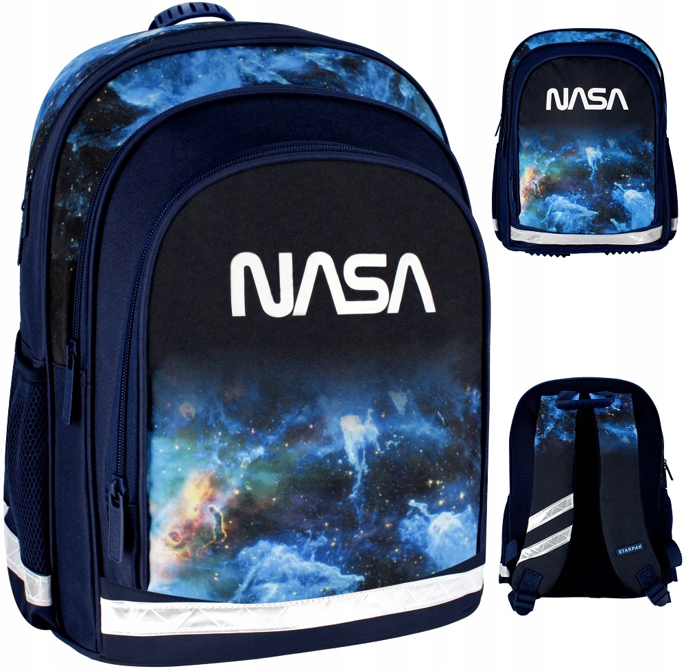 Plecak Szkolny Dla Chłopaka Nasa 3 Komory Solidny