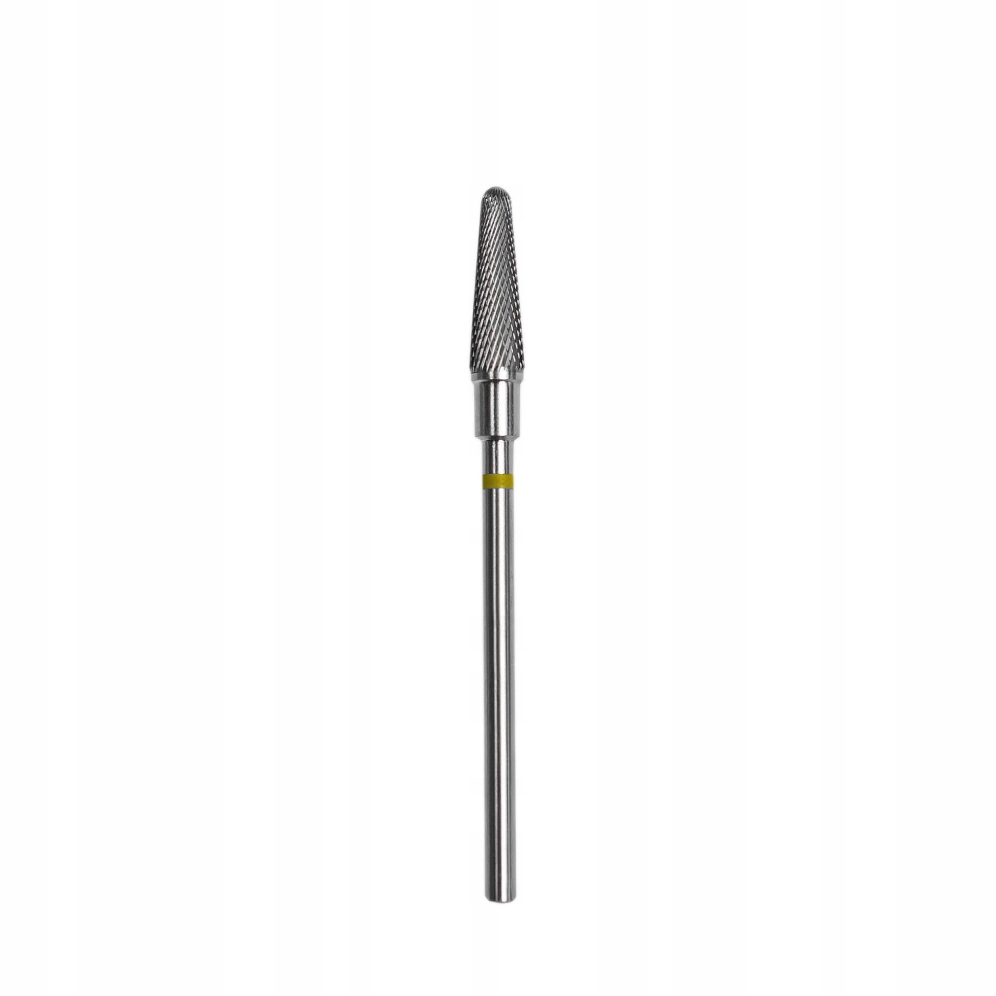 Staleks Karbidová fréza s řezaným kuželem 4x13 mm žlutá