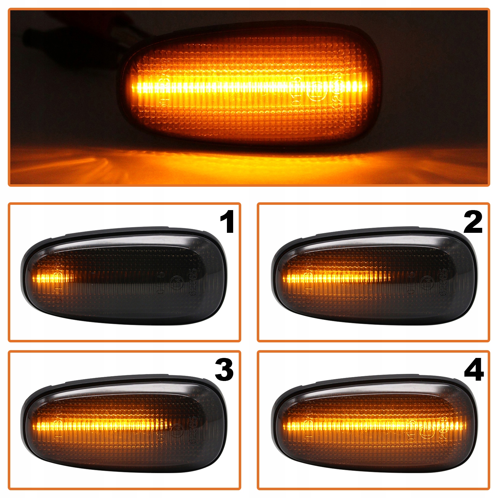 MIGACZE PŁYWAJĄCE LED DO OPEL ASTRA II 2 G Typ samochodu Samochody osobowe