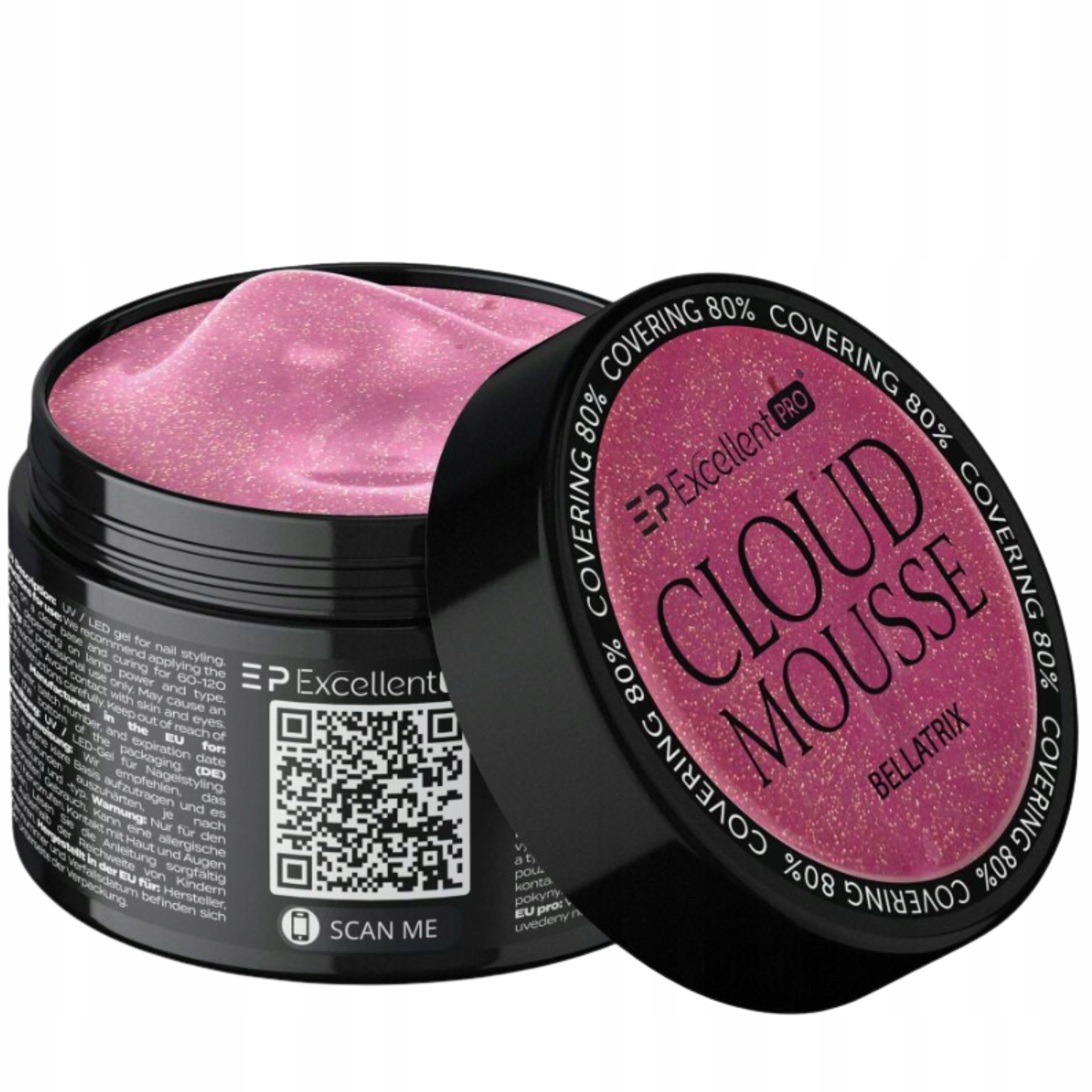 Excellent Pro Cloud Mousse Bellatrix 50 g Gel pro budující manikúru