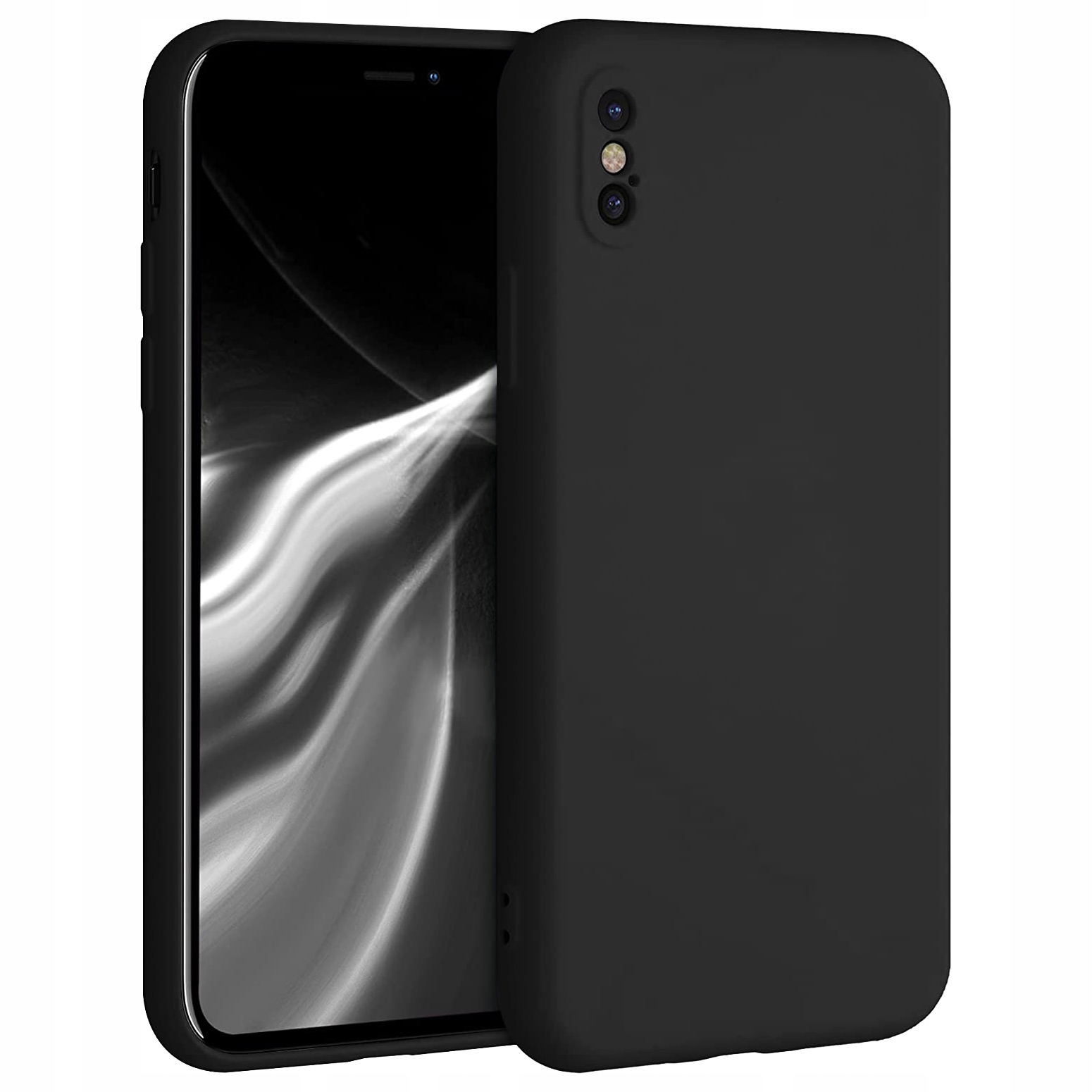 

Etui Czarne Liquid Case do Apple iPhone X Xs