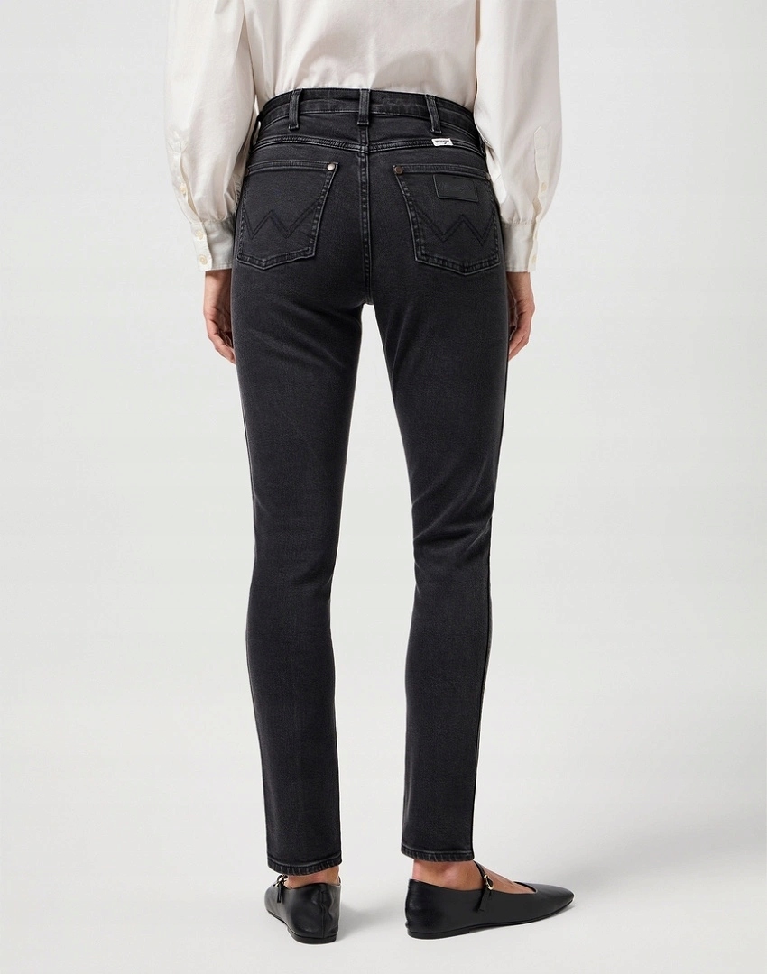 Dámské slim džíny Wrangler Sienna Sultry Blackout 112362640 32/32