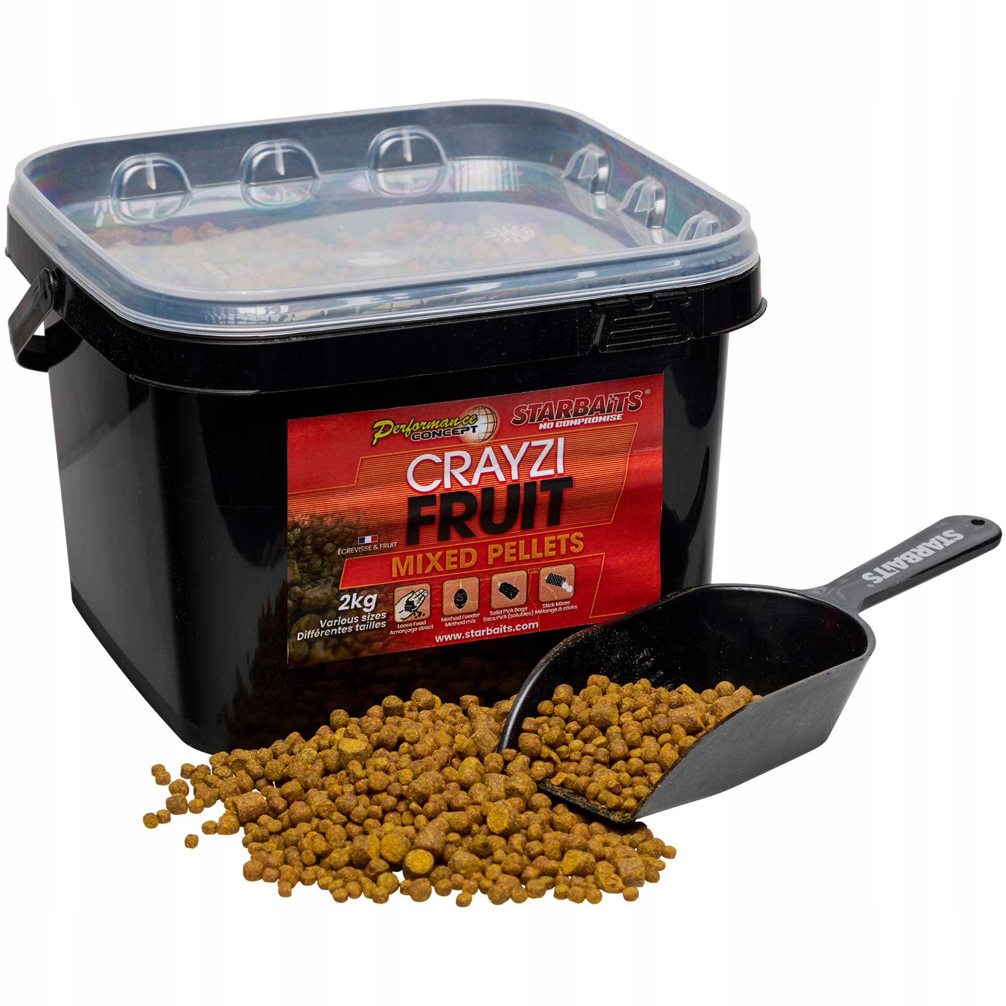 Pellet Zanętowy Starbaits Pc Crayzi Fruit Pellets Mixed 2kg