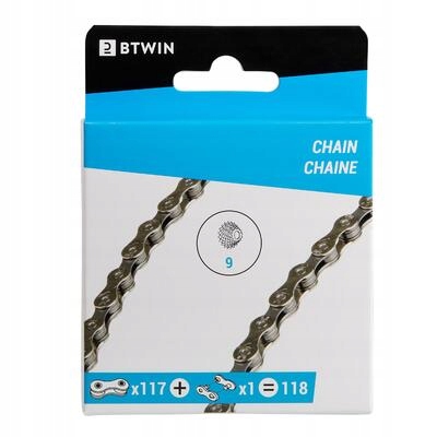 Łańcuch rowerowy 9-biegowy Btwin