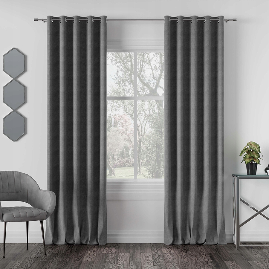 TKANINA MATERIAŁ WELUR EFE MILAS 300CM SZARY Marka inna