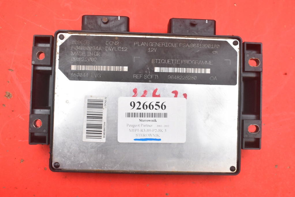computer Centralina Motore 9648225280 PEUGEOT PARTNER 1 e 1.9 D 69 KM 02-12