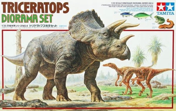 Dinosauři Triceratops Diorama 1:35 Tamiya 60104