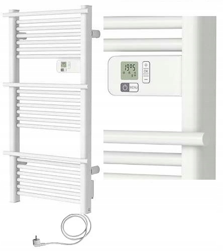 GRZEJNIK ELEKTRYCZNY DRABINKA z PROGRAMATOREM 500W