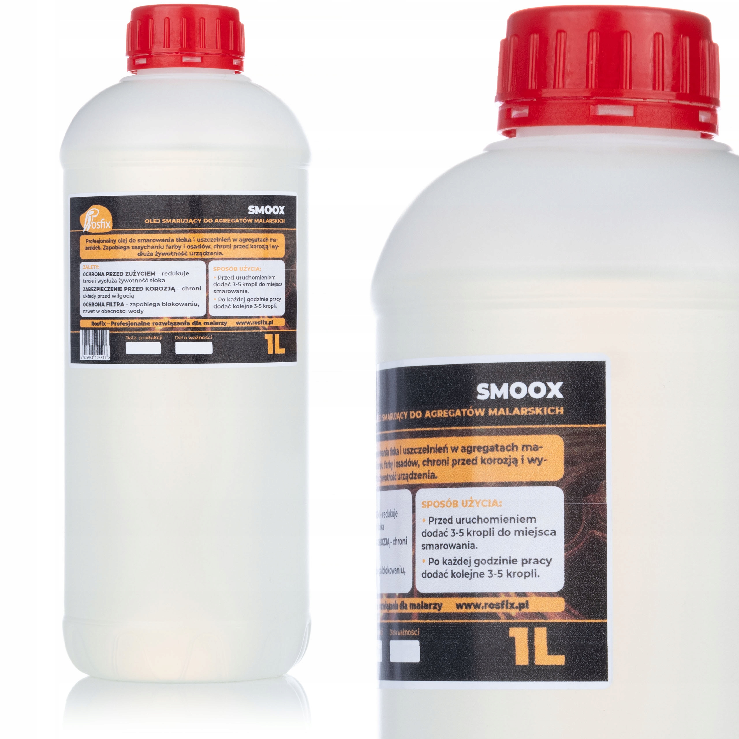 Rosfix Smoox Olej Na Mazání Pístu Pro Malířský Agregát 1 L Vhodný Pro Graco