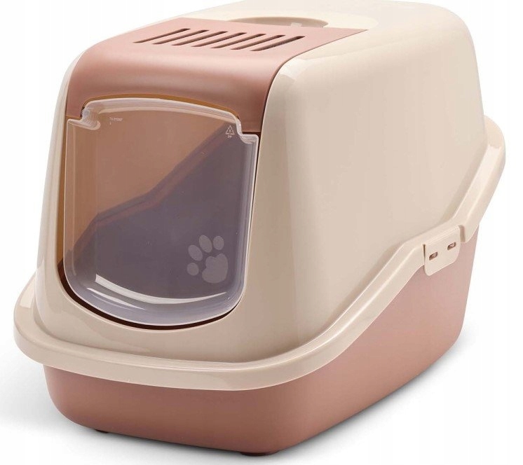 Levně Savic Nestor Toaleta pro kočky 56x39x38,5 cm Toskánská červená