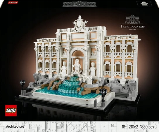 Lego Architecture Fontána Di Trevi suvenýr z Itálie 21062