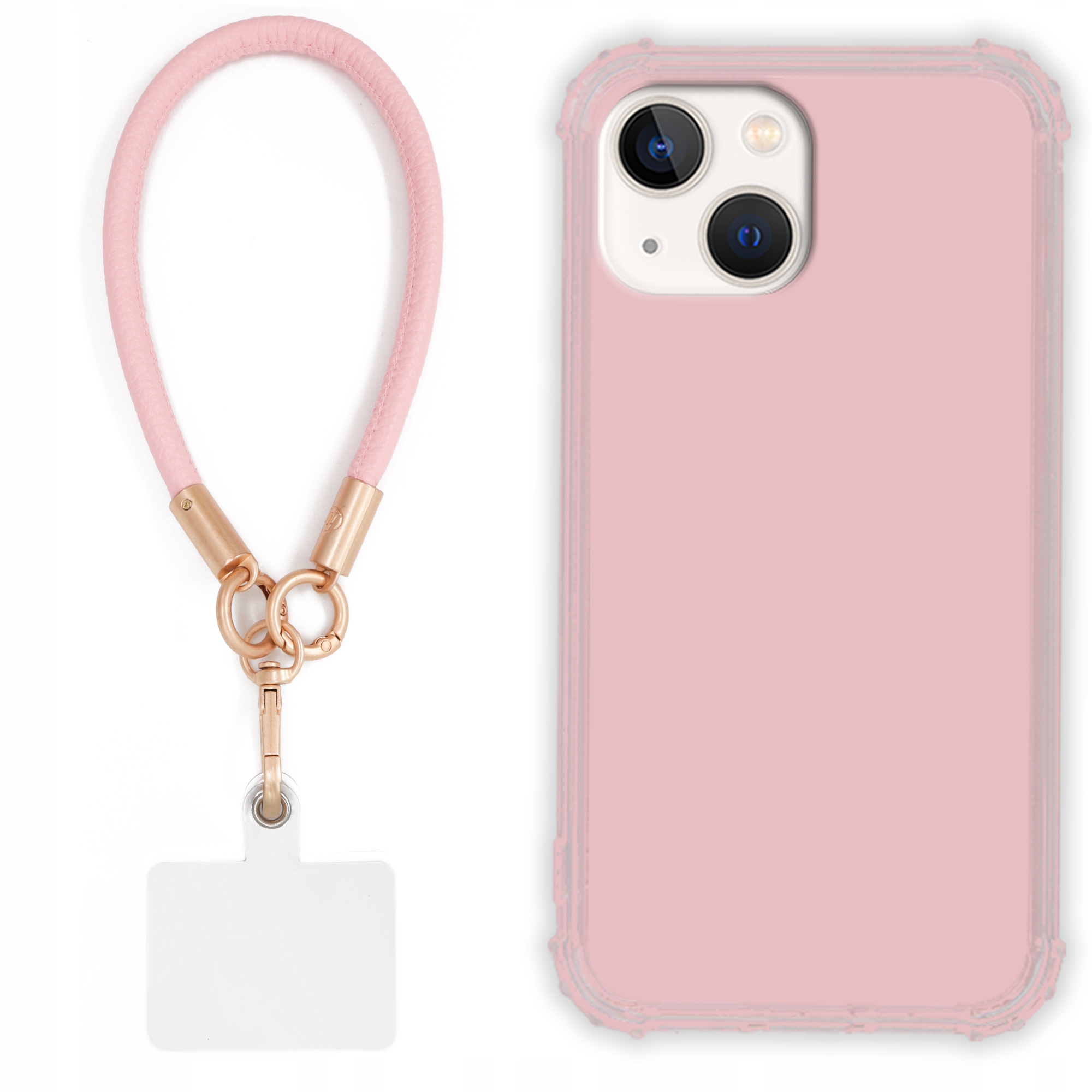 Puzdro Pre Iphone 13 Mini Case Antishock Pinky Ružové Vodítko Sada Odolné