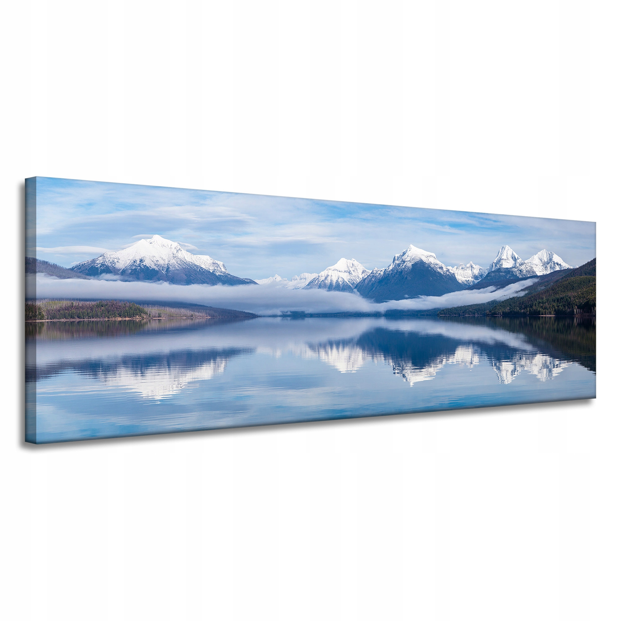 Obraz na plátně Příroda Jezero McDonald Panorama 150x50 cm