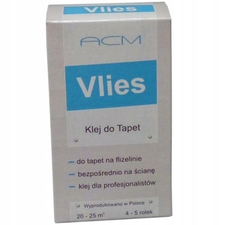 KLEJ DO TAPET NA FLIZELINIE DO 4-5 ROLEK ACM 200G