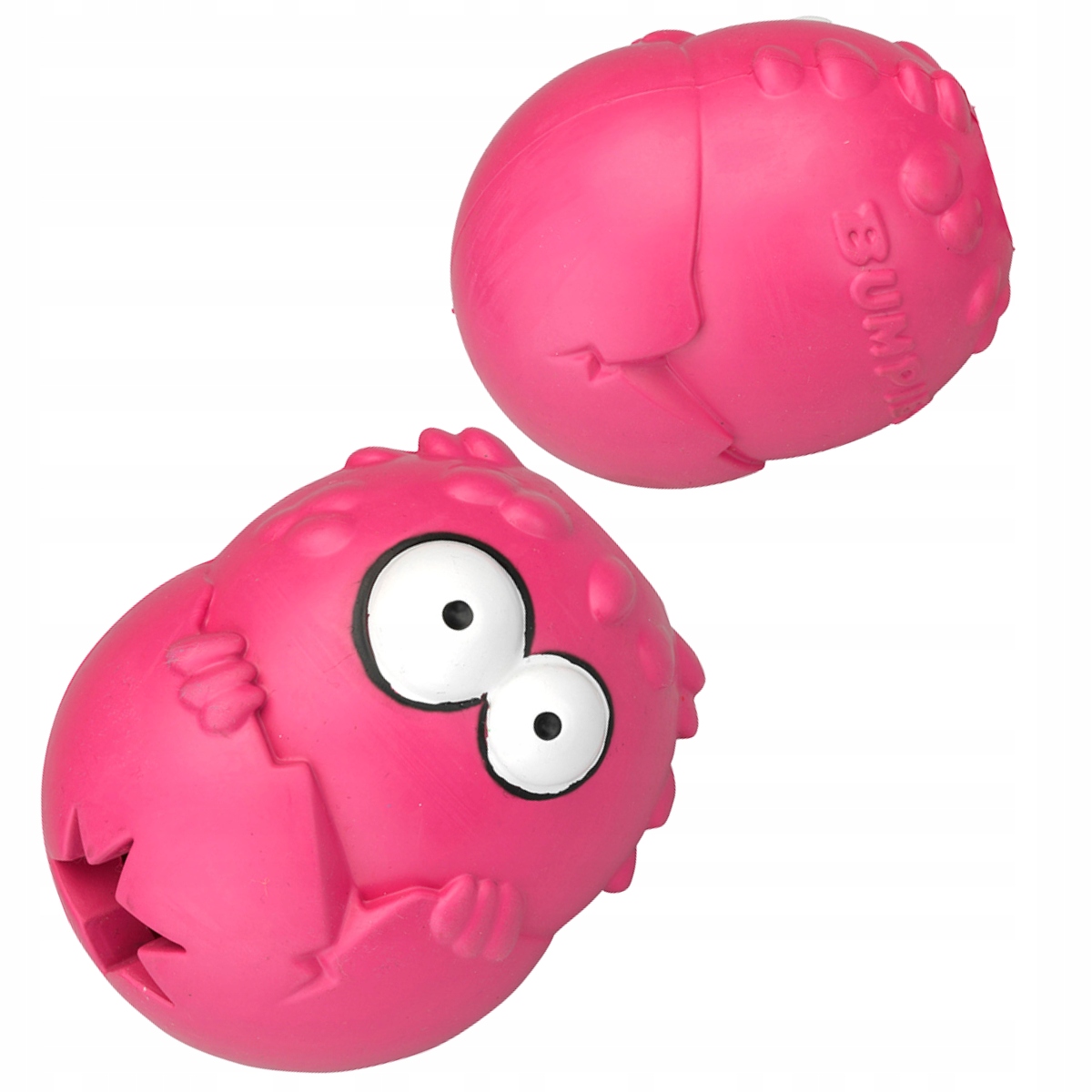 Levně Coockoo Hračka pro psy 13 cm Bumpies na pamlsky jahodová příchuť