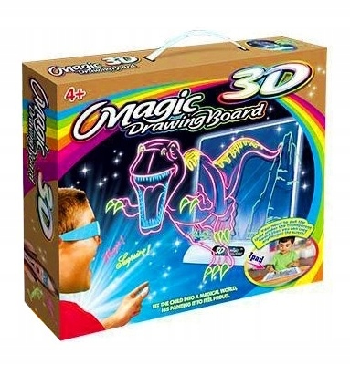 БОЛЬШАЯ ВОЛШЕБНАЯ ДОСКА 3D ДЛЯ РИСОВАНИЯ ДЛЯ ДЕТЕЙ