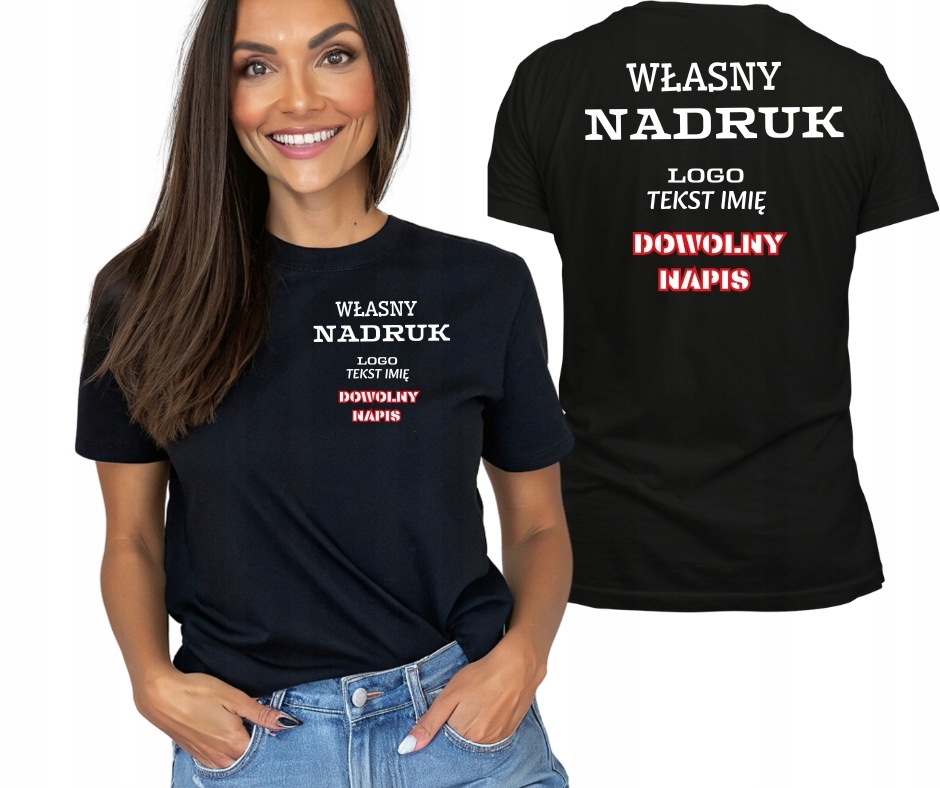 NAPRASOWANKA LOGO FIRMOWE KOSZULKI NA ODZIEŻ NAPIS LOGO DO 15 cm