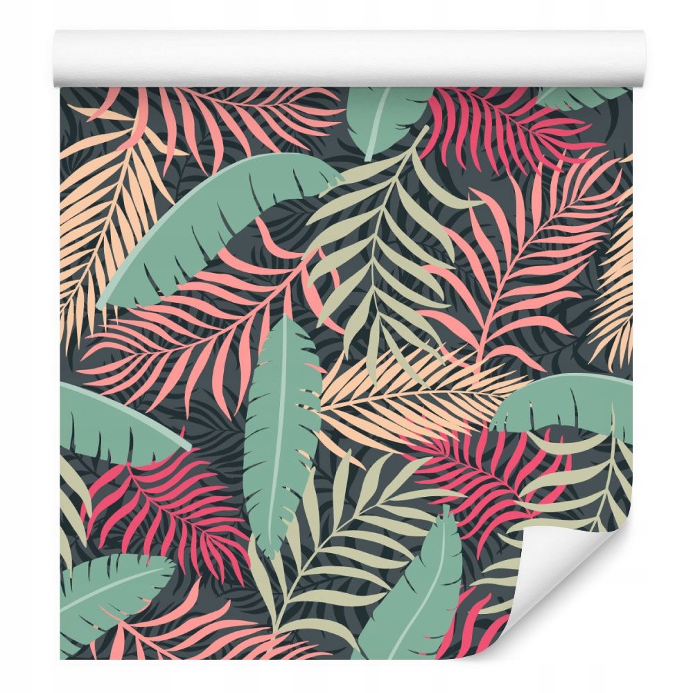 Tapeta s barevnými exotickými listy /1025195131