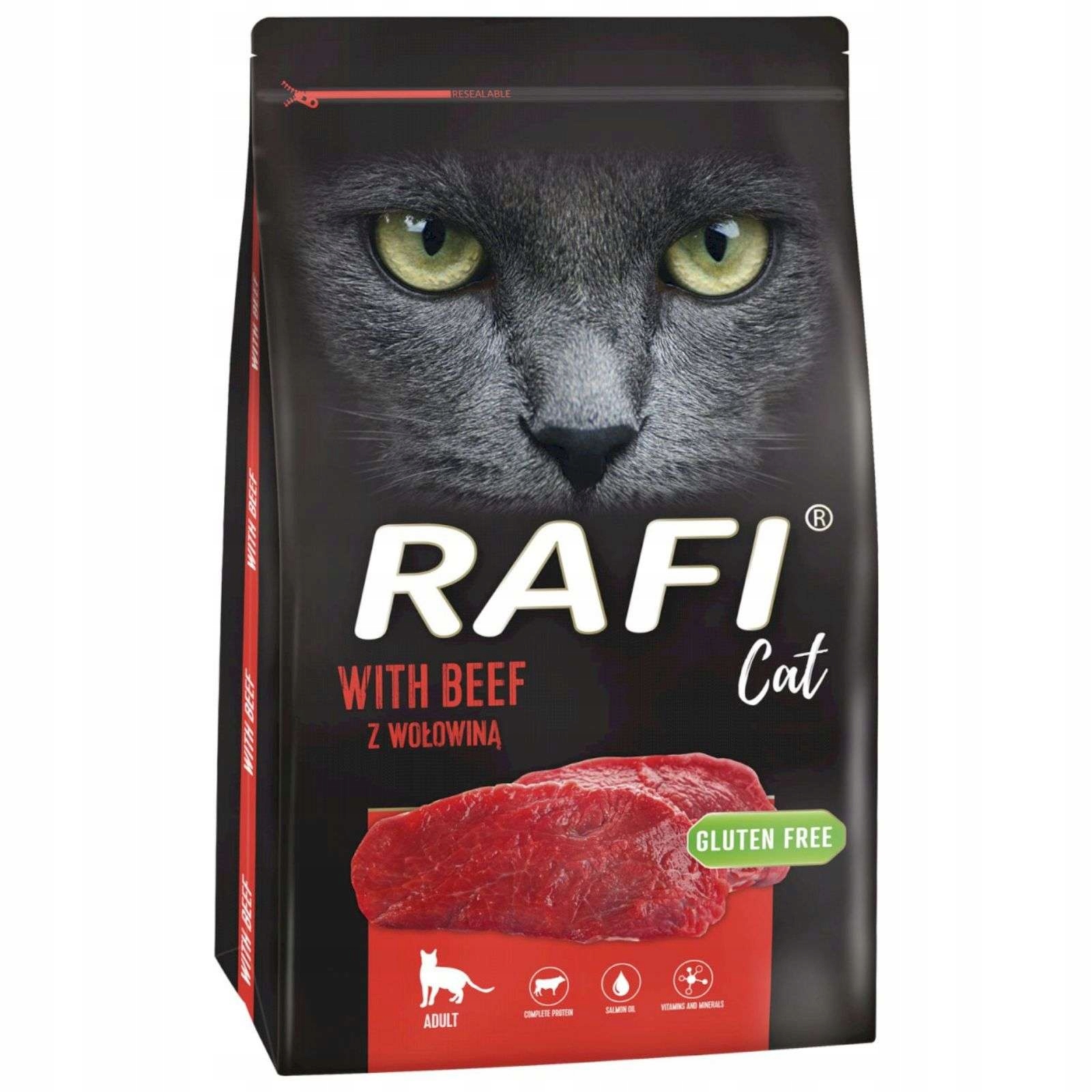 Karma Sucha Kot Rafi Wołowina 7 Kg