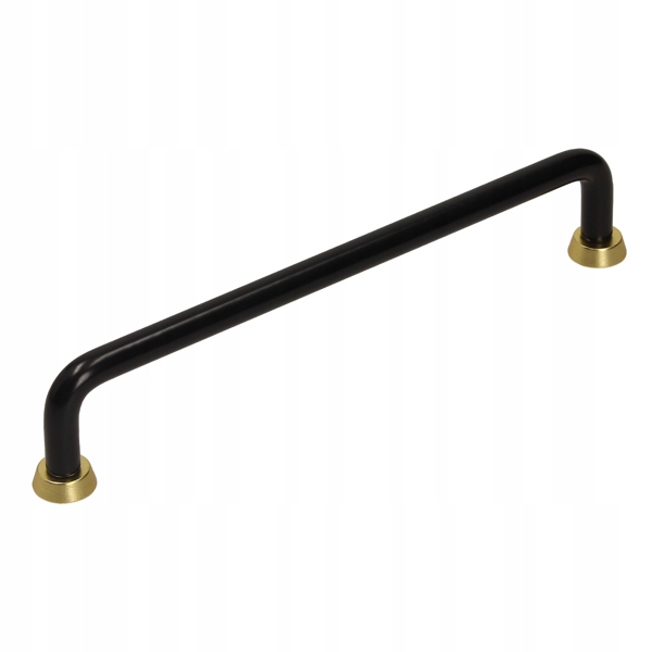 

Uchwyt meblowy US18 128mm czarny+ złoty