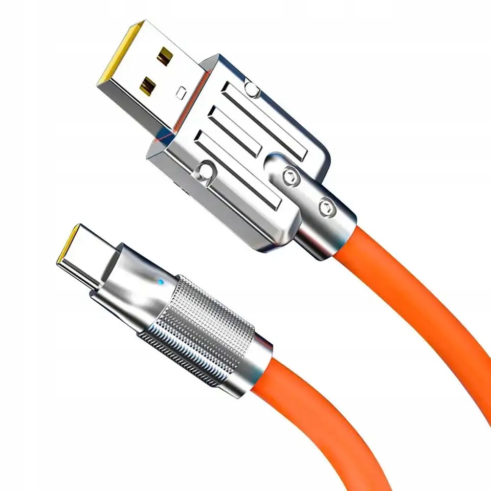 Kabel Przewód TYP-C USB C QC 3.0 Ładowanie 2 metry Prąd wyjściowy 3 mA