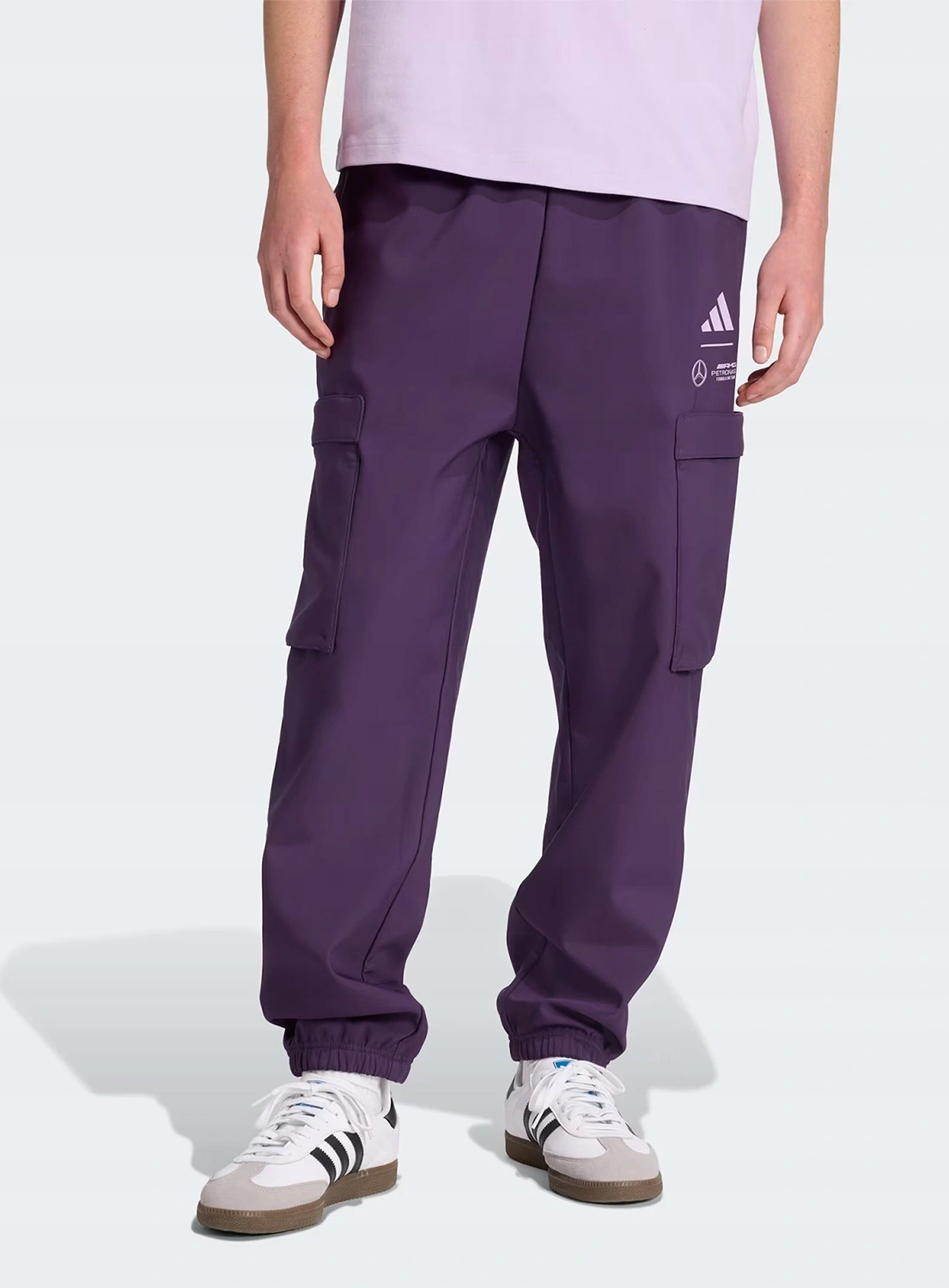 Kalhoty Mercedes Amg Petronas F1 adidas Premium Woven vel. L