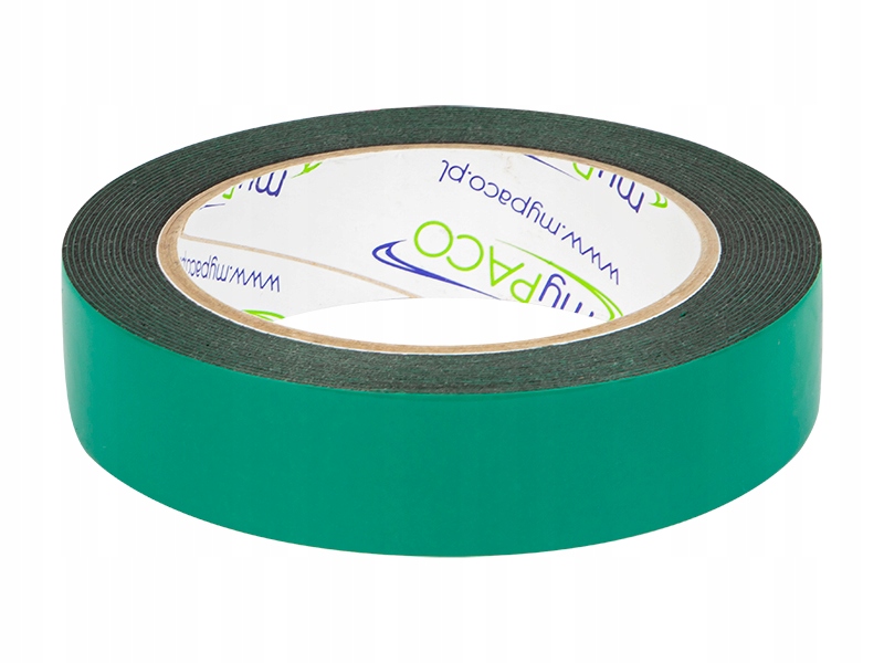 PIANKOWA TAŚMA DWUSTRONNA NAPRAWCZA MOCNA 25mm/5m ZIELONA