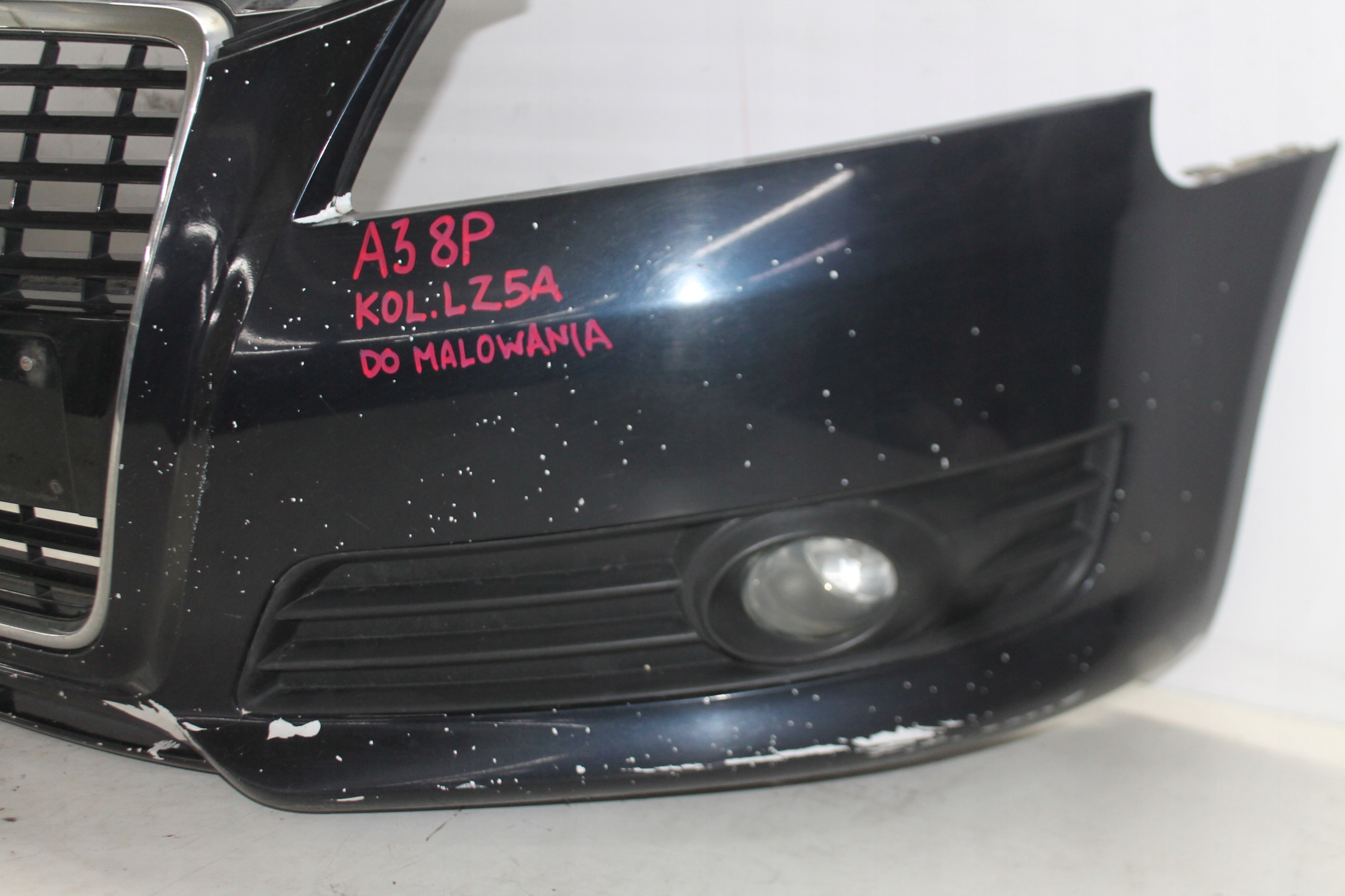 bumper front front AUDI A3 8P LIFT of wheels. LZ5A 08-13